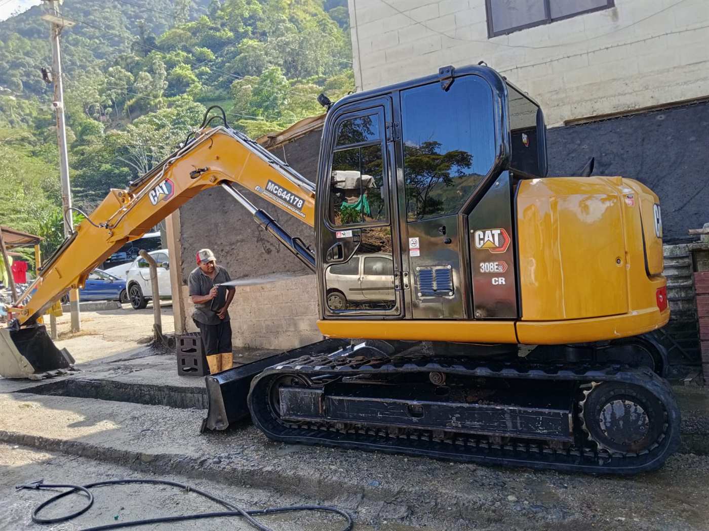 Miniexcavadora Caterpillar 308E2 CR, modelo 2017, 4.342 horas, en Amagá, Antioquia — en venta en Las Palmas Maquinaria