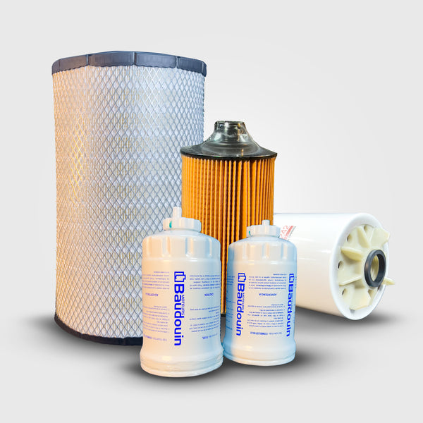 KIT DE FILTRACIÓN MOTOR BAUDOUIN 6M11 - 250 HORAS referencia KIT-0117
